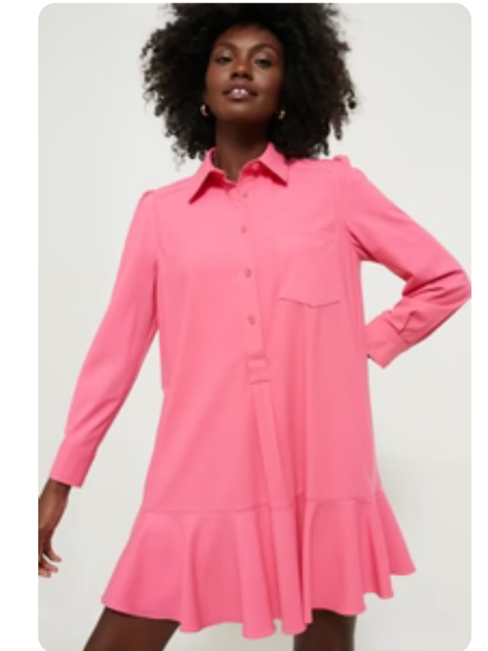 Tuckernuck Hot Pink Crepe Callahan Dress